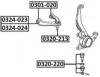 HONDA 51270S04023 Ball Joint